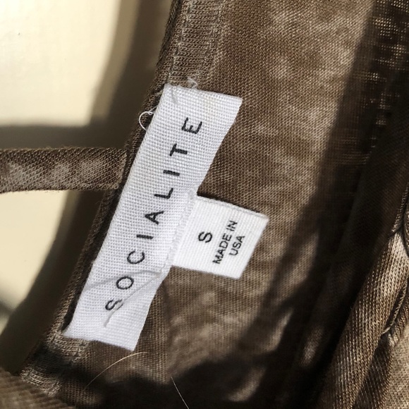 Socialite Brown Strappy Dress | Size Small - Picture 4 of 6